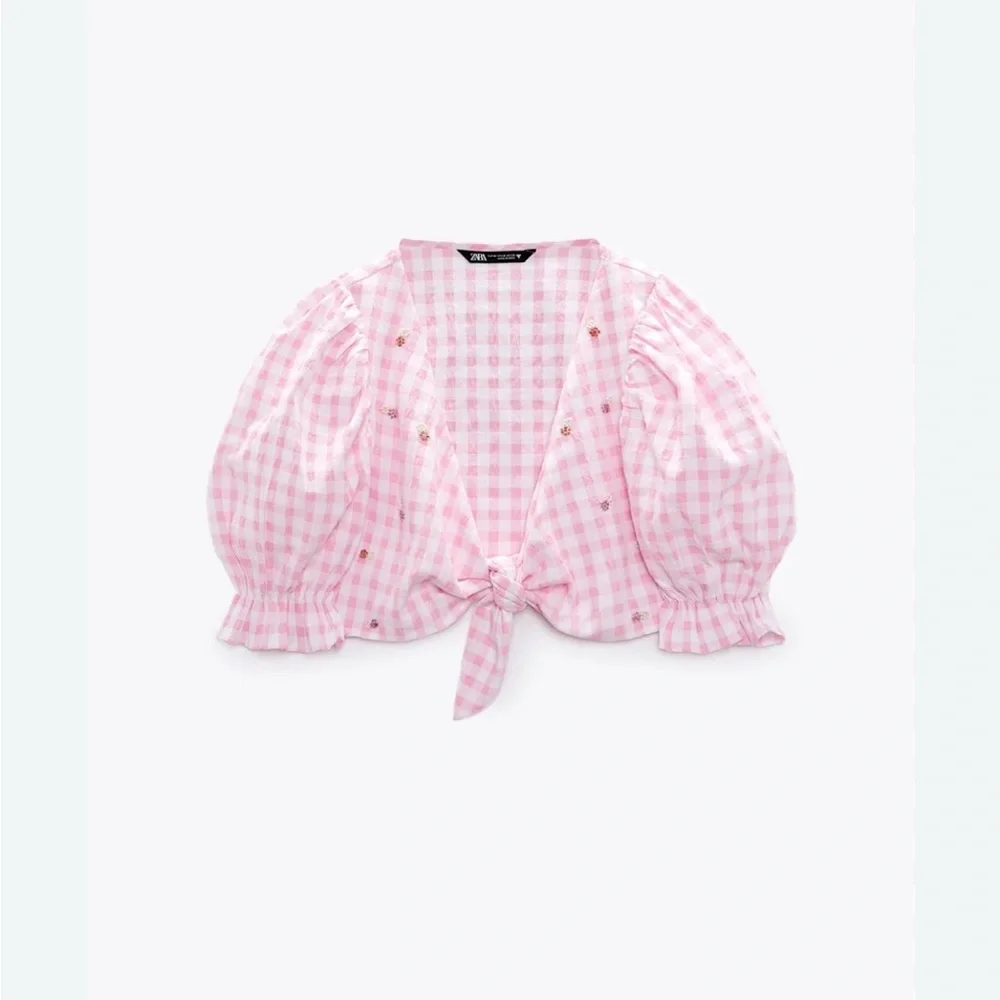 Zara lightweight gingham